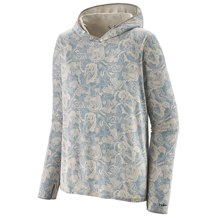 Patagonia Men's Tropic Comfort Natural Hoody Armadillo and Friends: Light Plume Grey Image 01