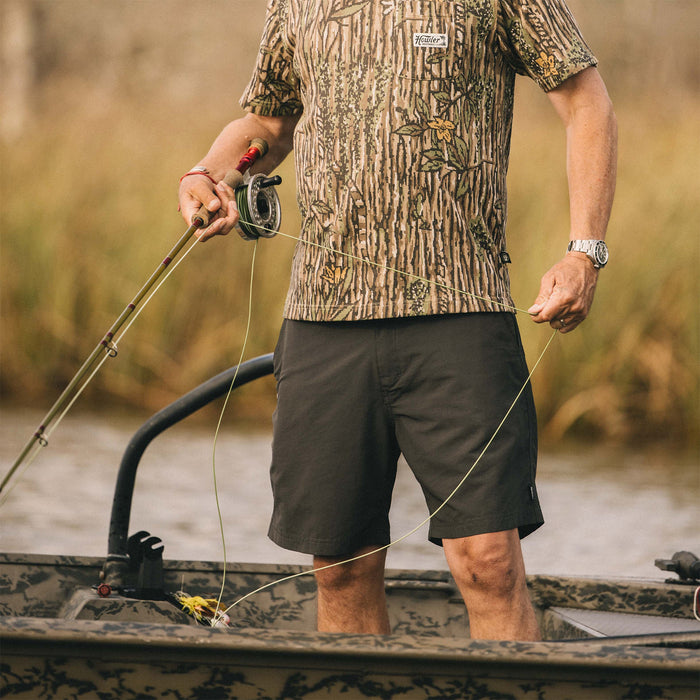 Howler Brothers Horizon Hybrid Shorts - 7.5" Antique Black Image 06