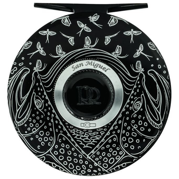 Ross San Miguel Mayfly Flurry Fly Reel 5/6 Gloss Black Image 01