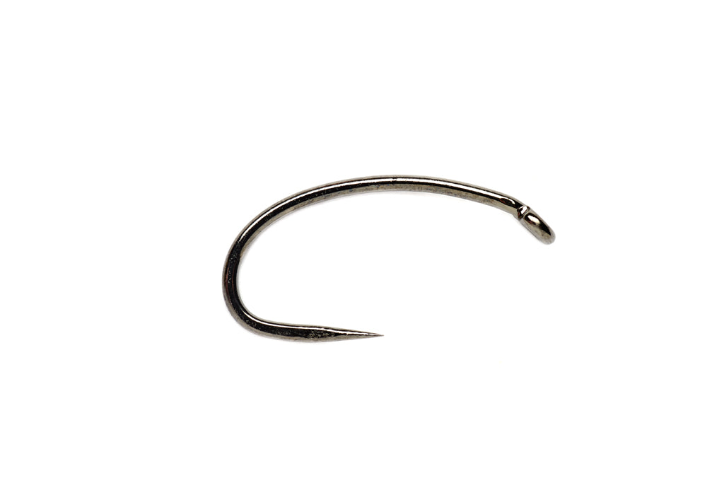 Fulling Mill Heavyweight Grub Black Nickel Barbless Hook